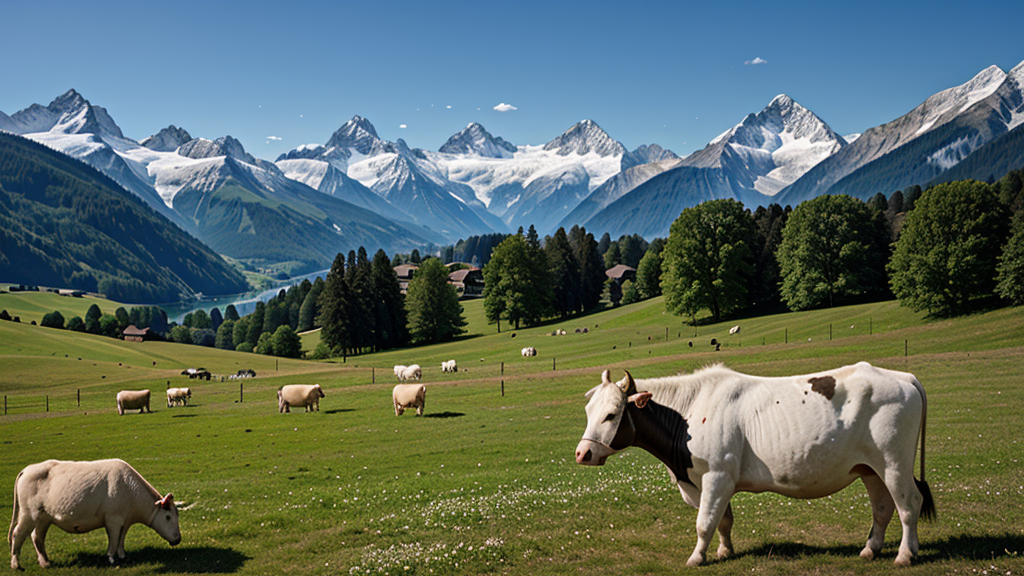 Kühe in der Schweiz werden mit VR Brillen ausgestattet